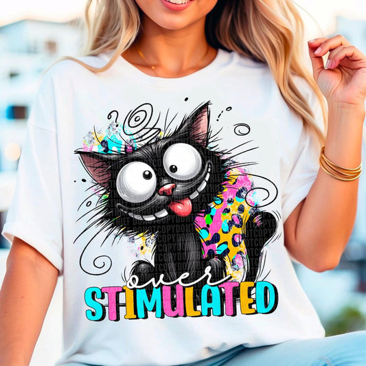 Over Stimulated Crazy Cat