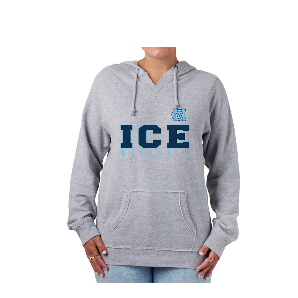 EZ395 V-Notched Ladies Hoodie