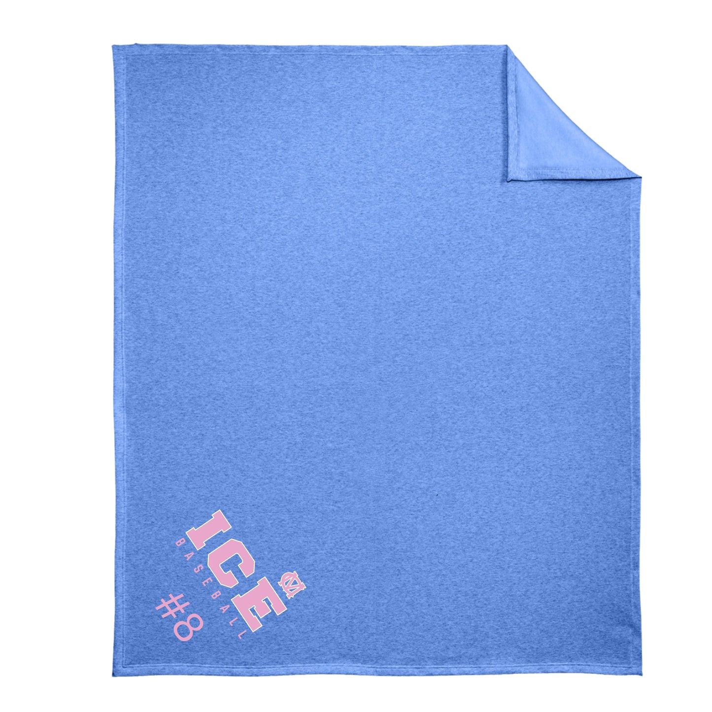 MC ICE    Embroidered fleece Sweatshirt Blanket