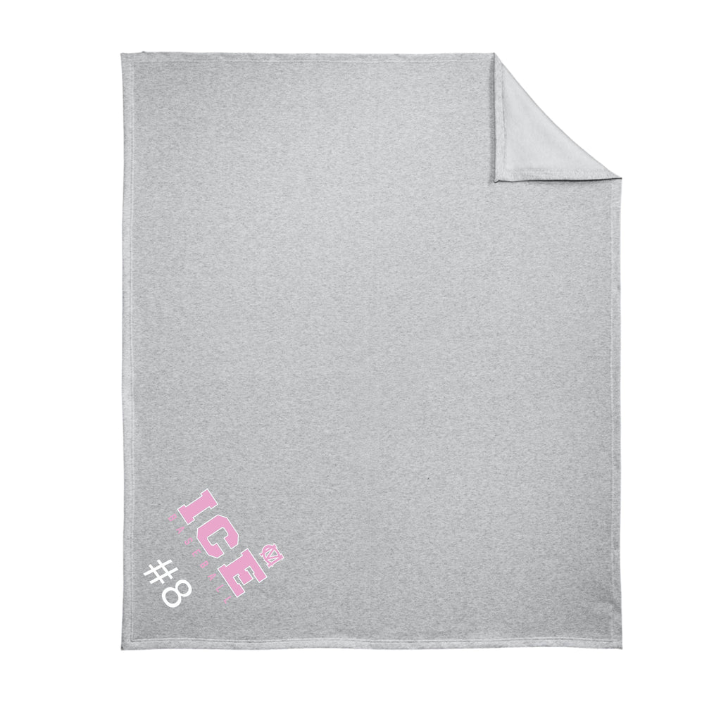 MC ICE    Embroidered fleece Sweatshirt Blanket