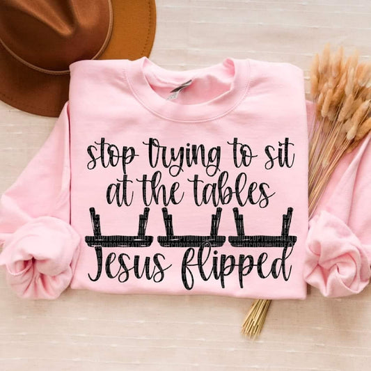 Jesus Flipped the table