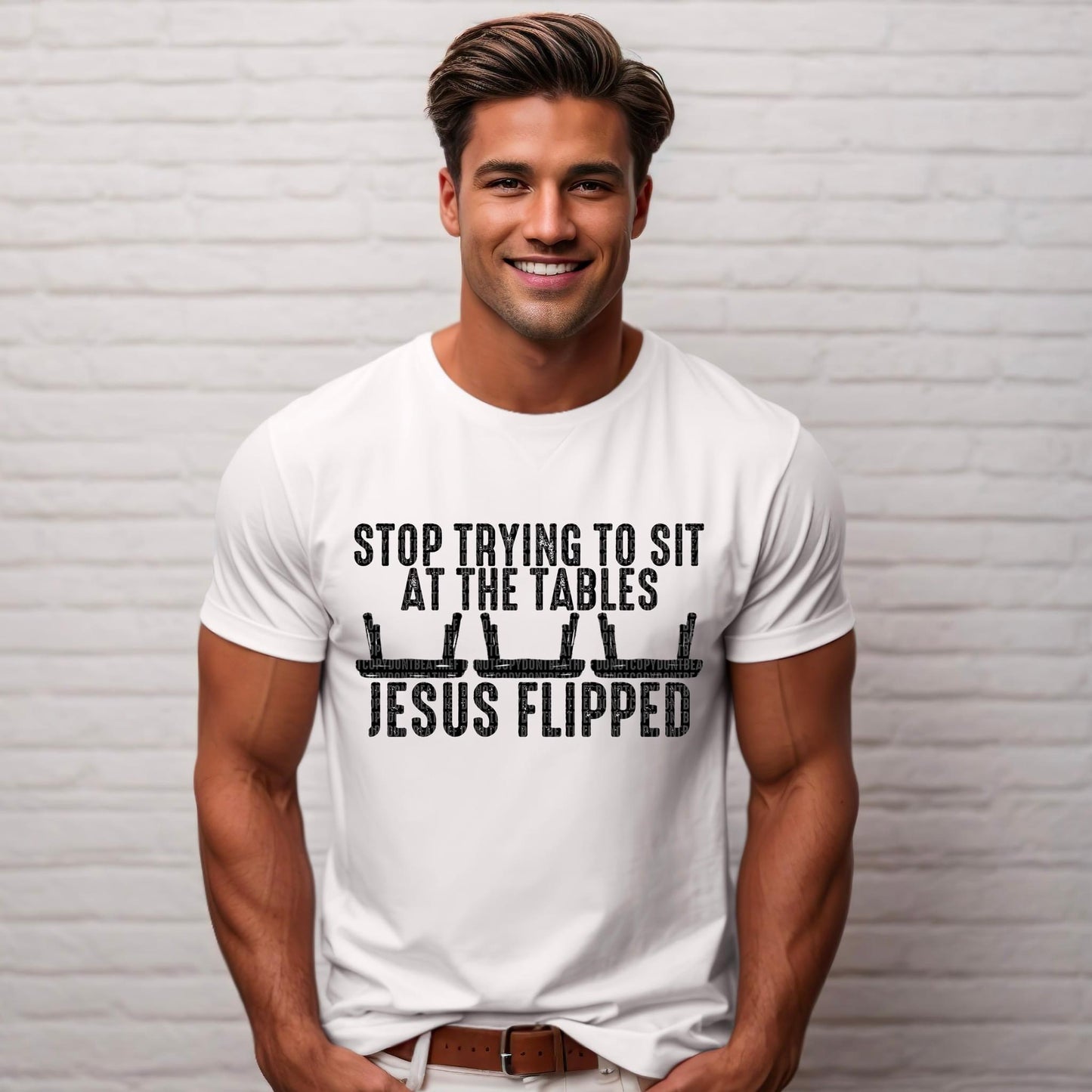 Jesus Flipped the table