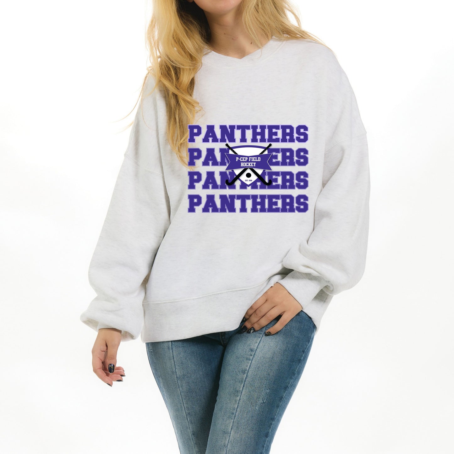 P-CEP Field Hockey Stacked  Panther