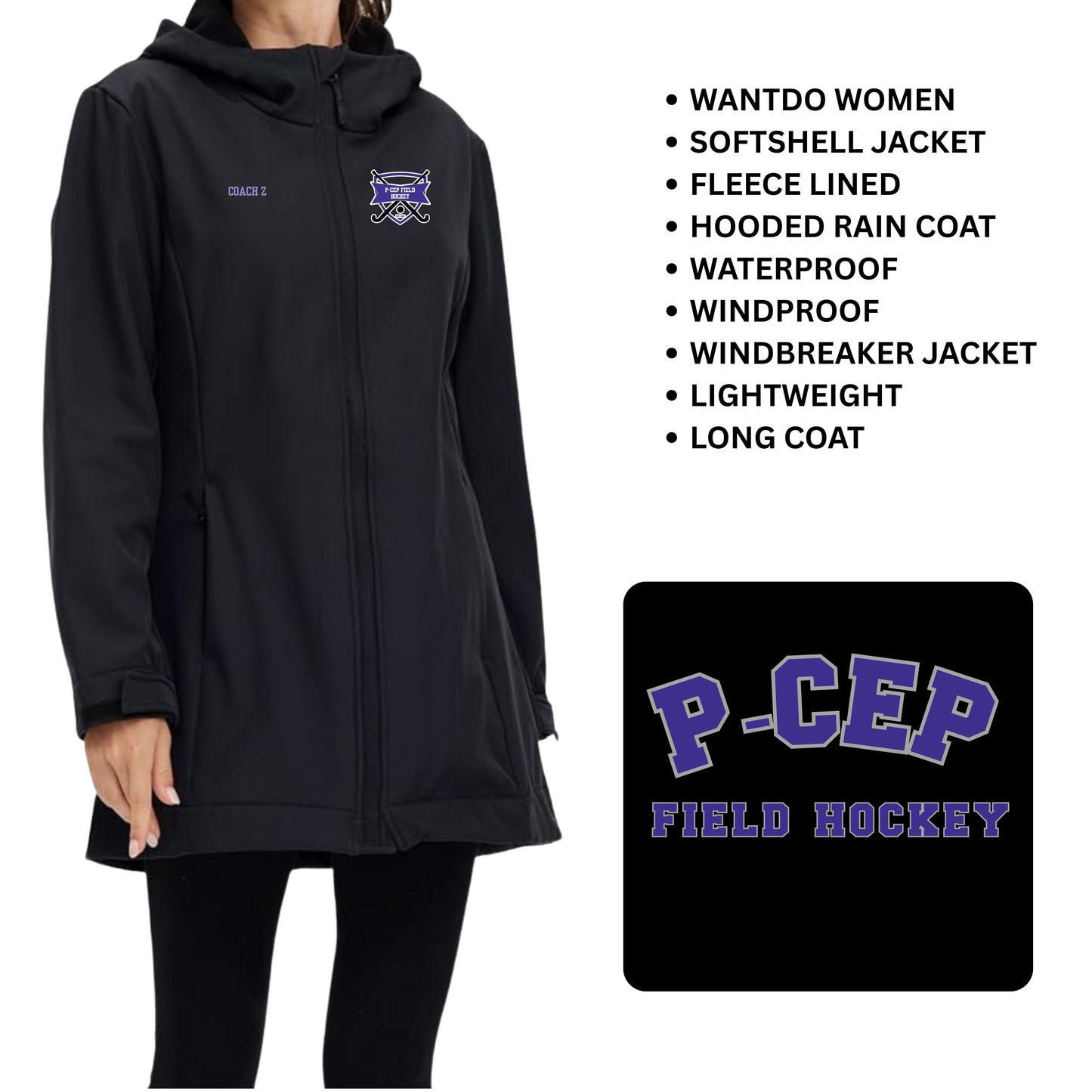 P-CEP Field Hockey Coach Jacket