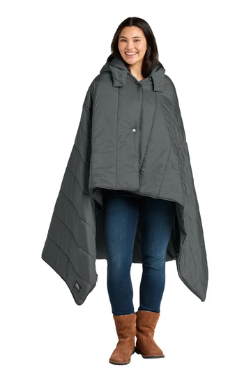 Salem Embroidered - Eddie Bauer ® Puffy Camp Poncho EB755 loop