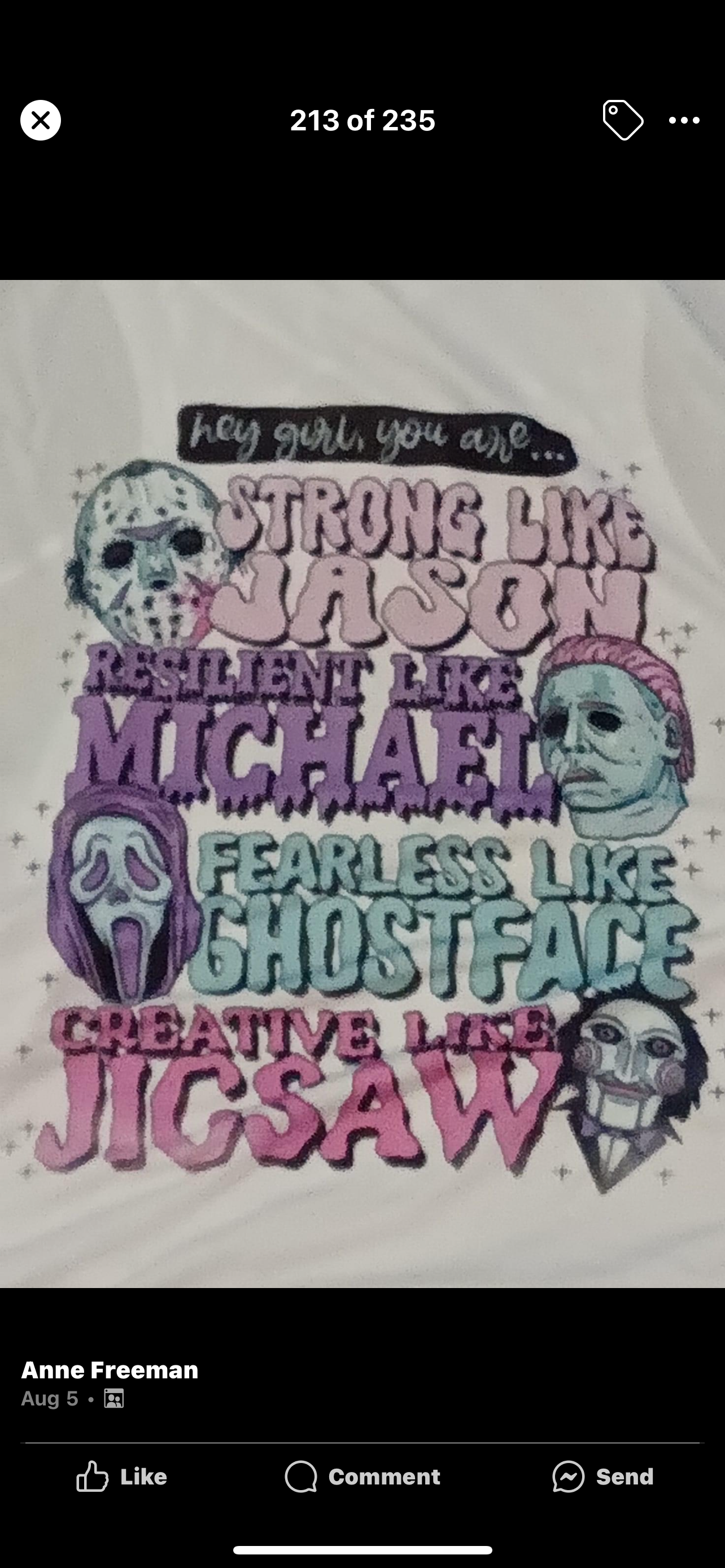 Scary affirmations