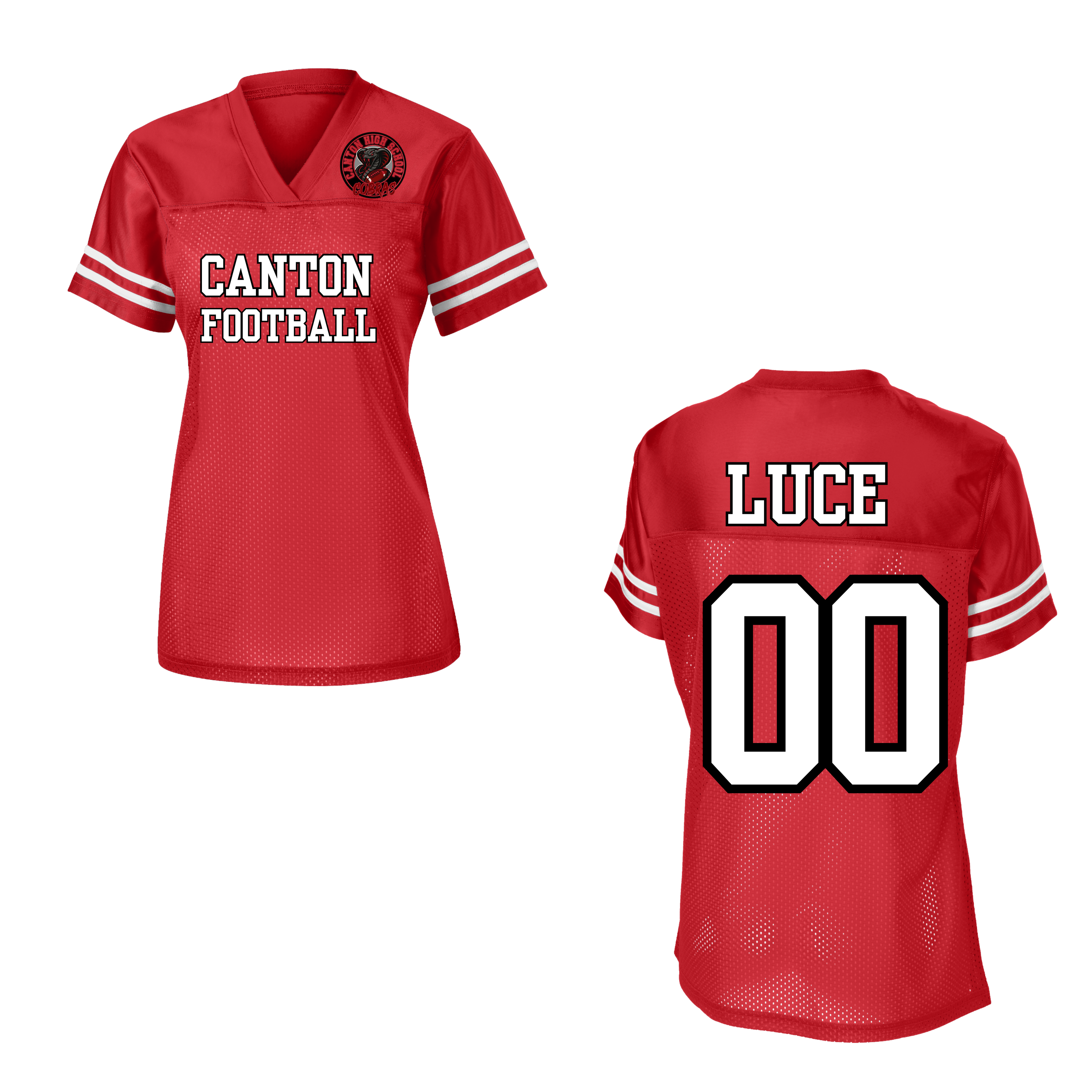 Canton Football ST307 Sport-Tek POSICHARGE REPLICA JERSEY