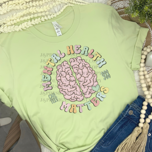Mental Health Matters Circle Design