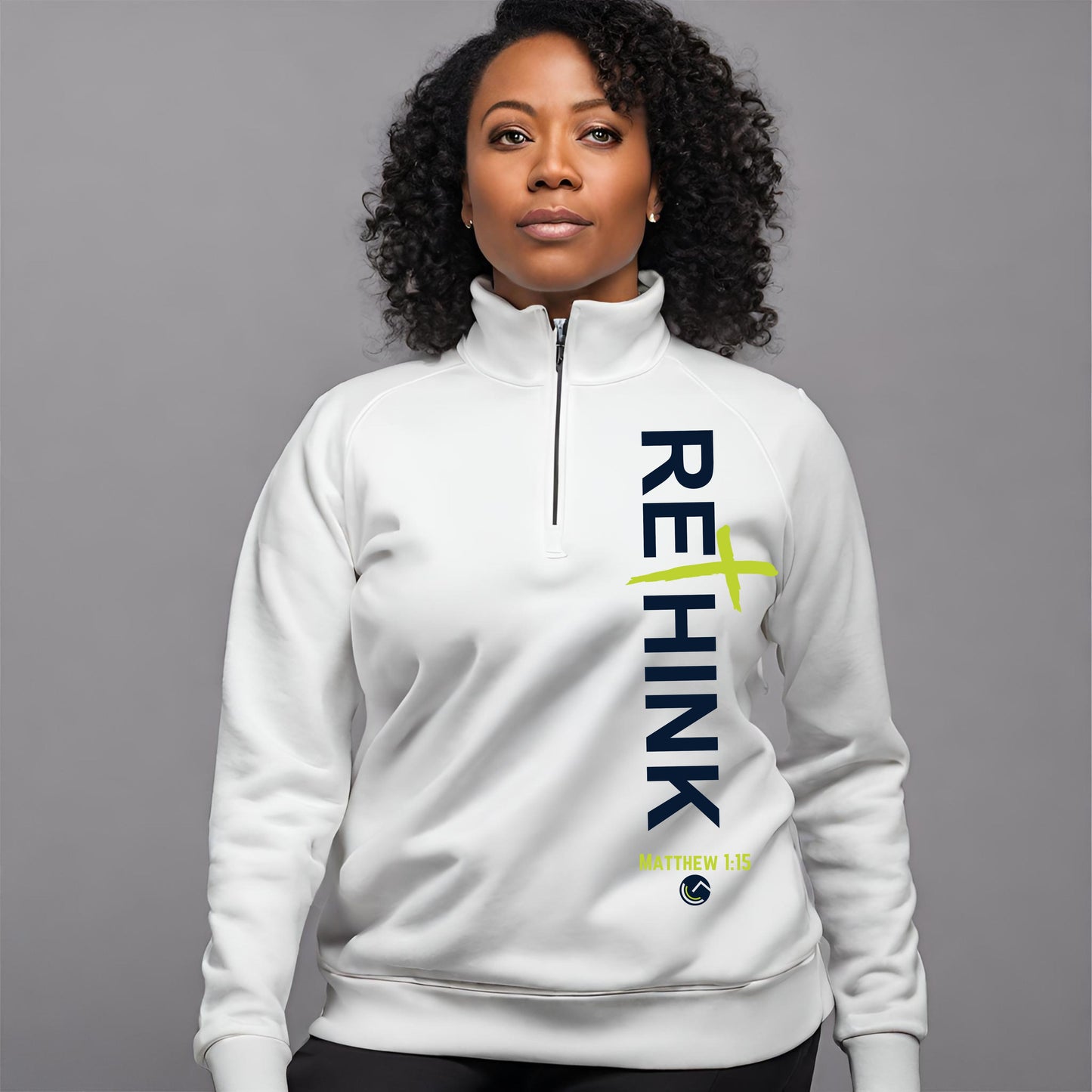 Rethink  1/4 Zip pull over