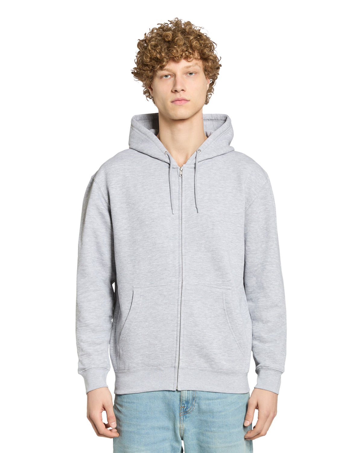 Lane Seven LS343 Heather Grey front view