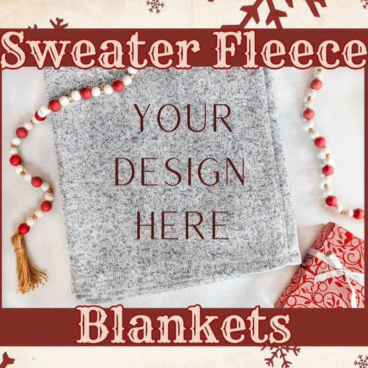 Custom Sweater Fleece Blanket