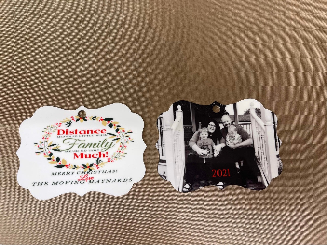 Custom Christmas Ornament I